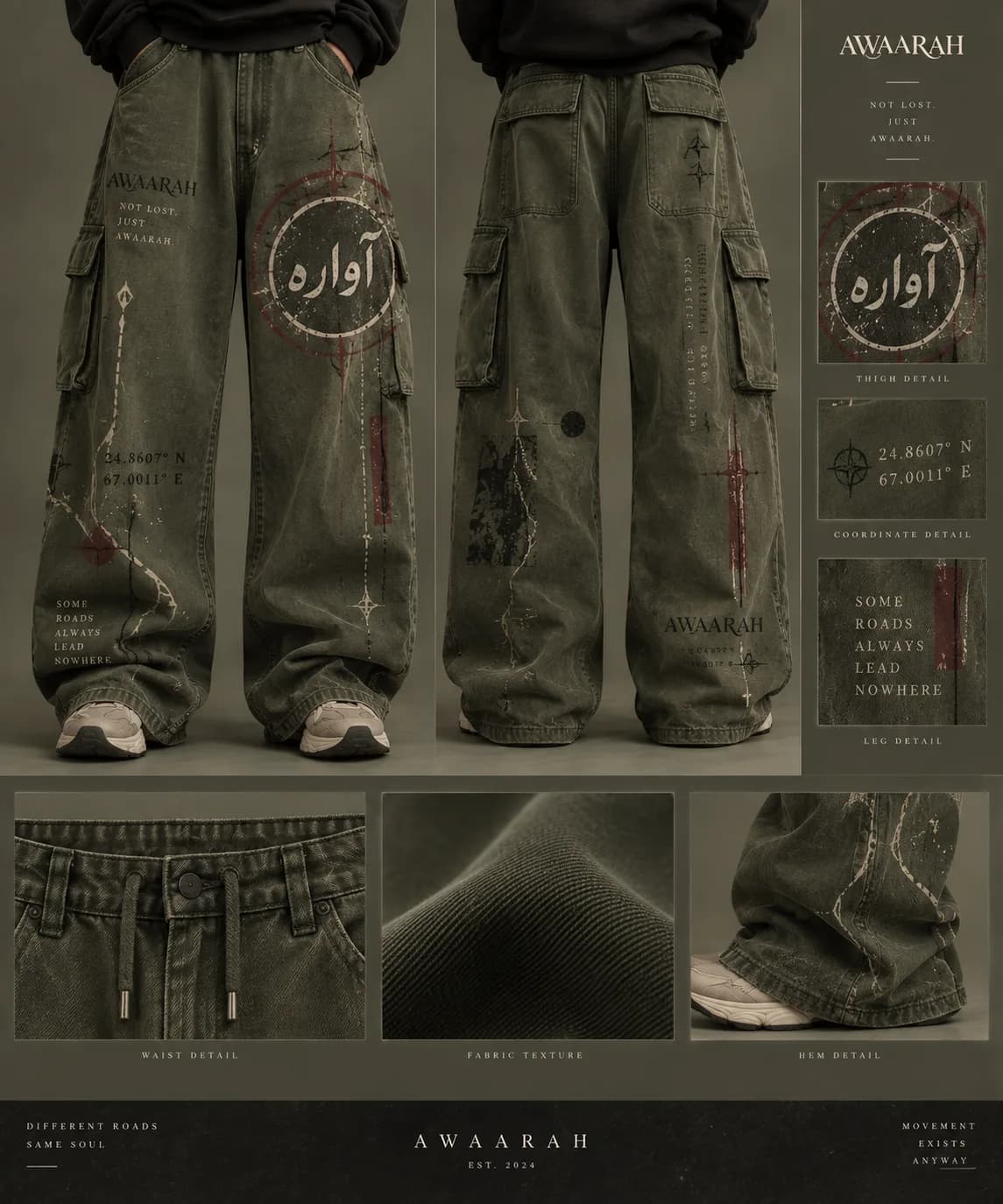 Coordinates Cargo Jeans