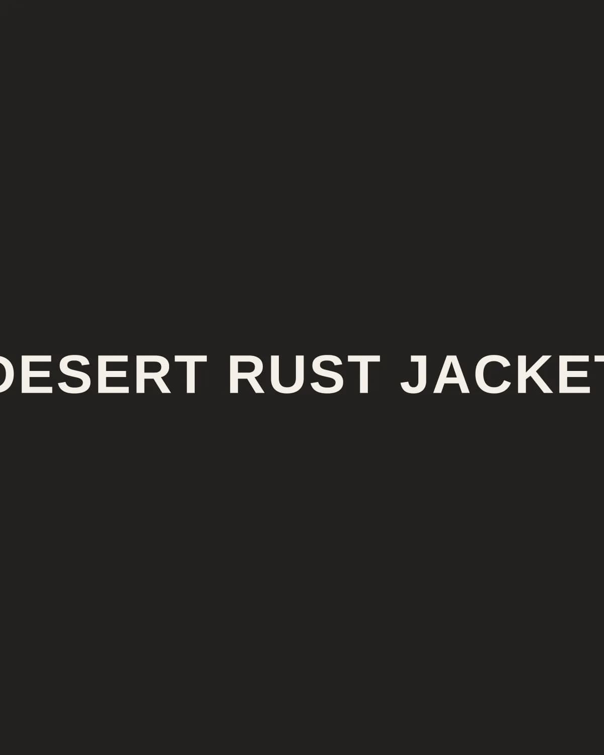 Desert Rust Jacket