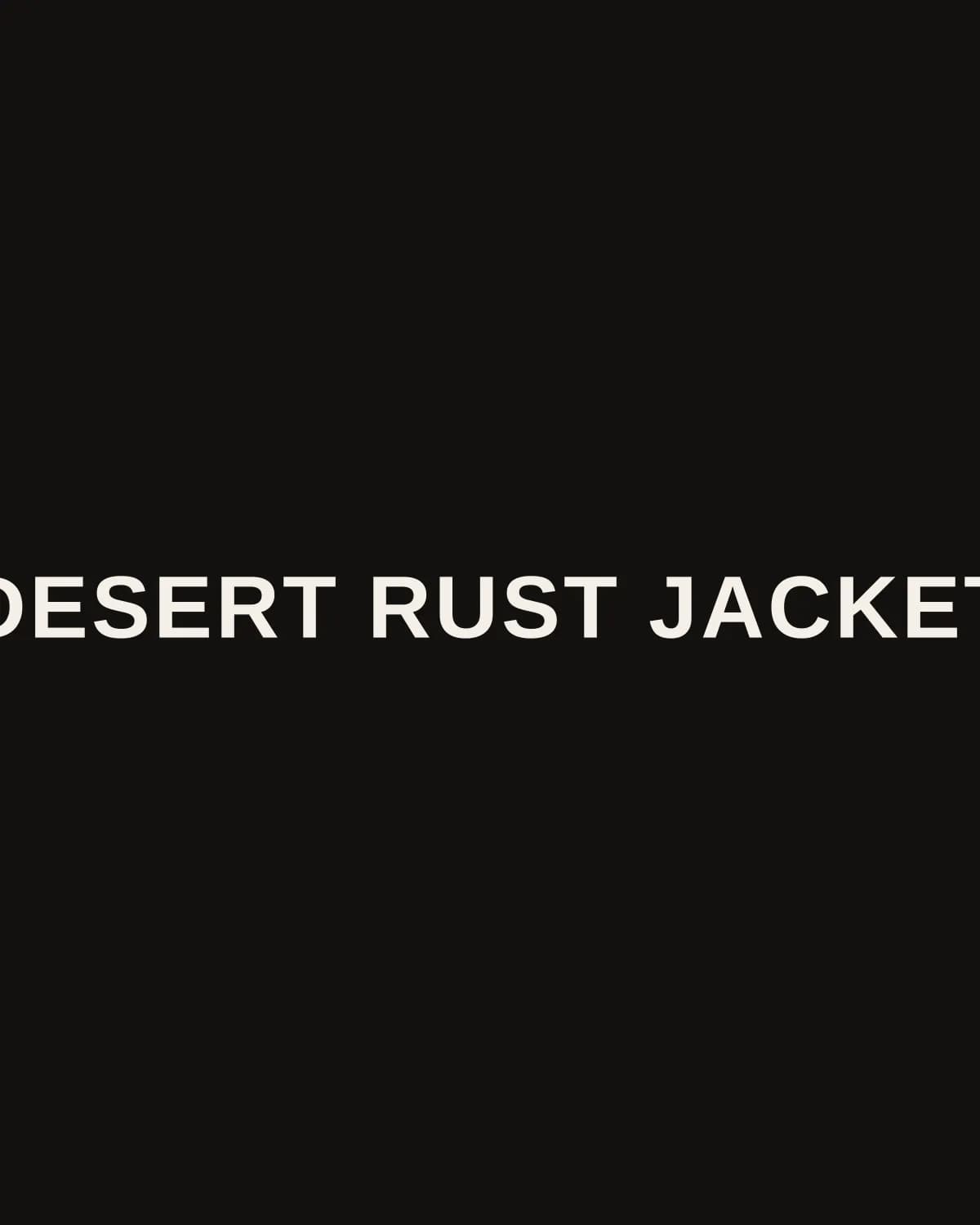 Desert Rust Jacket